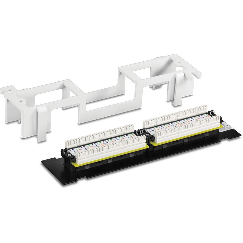 Trendnet-TC-P12C6V-pezzo-di-pannello--TRENDnet-TC-P12C6V-12-Port-Cat6-Unshielded-Wall-Mount-Patch-Panel-with-Included-89