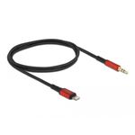 DeLOCK Cavo audio a 8 pin Lightning maschio per Stereo jack maschio da 3,5 mm a 3 pin da 0,5 m