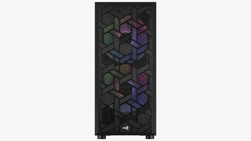 AeroCool-Hive-ARGB-Trn-ATX-Ingen-strmforsyning-Sort