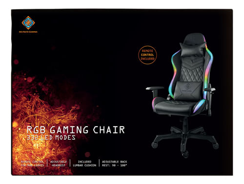 Sedia-da-gaming-Deltaco-GAM-080-in-pelle-artificiale-con-LED-RGB-nero