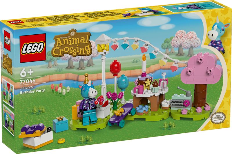 LEGO-Animal-Crossing-77046-Festa-di-Compleanno-di-Giuliano-Giochi-Creativi-per-Bambini-6--Minifigure-di-Unicorno-Giocattolo