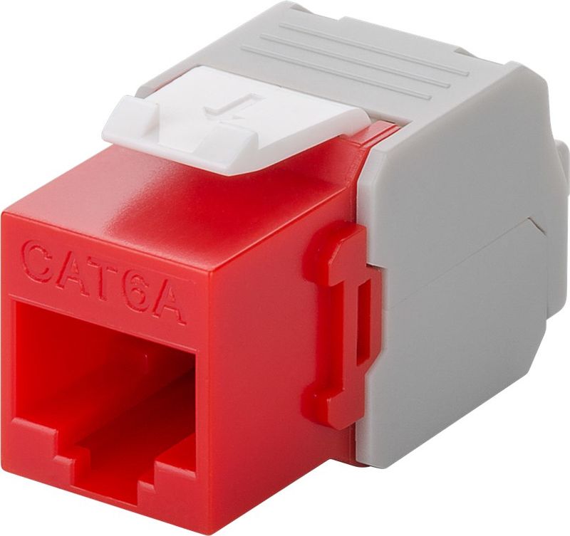 Presa-Di-Rete-Keystone-Rj45-Cat6A-Utp-Toolless-Rosso