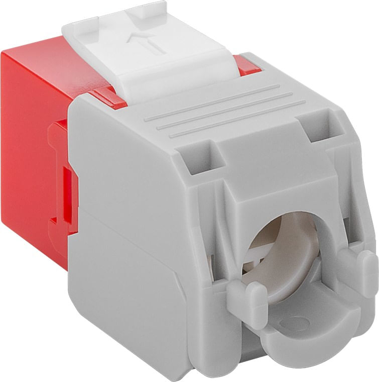 Presa-Di-Rete-Keystone-Rj45-Cat6A-Utp-Toolless-Rosso