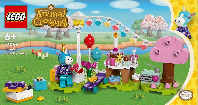 LEGO-Animal-Crossing-77046-Festa-di-Compleanno-di-Giuliano-Giochi-Creativi-per-Bambini-6--Minifigure-di-Unicorno-Giocattolo