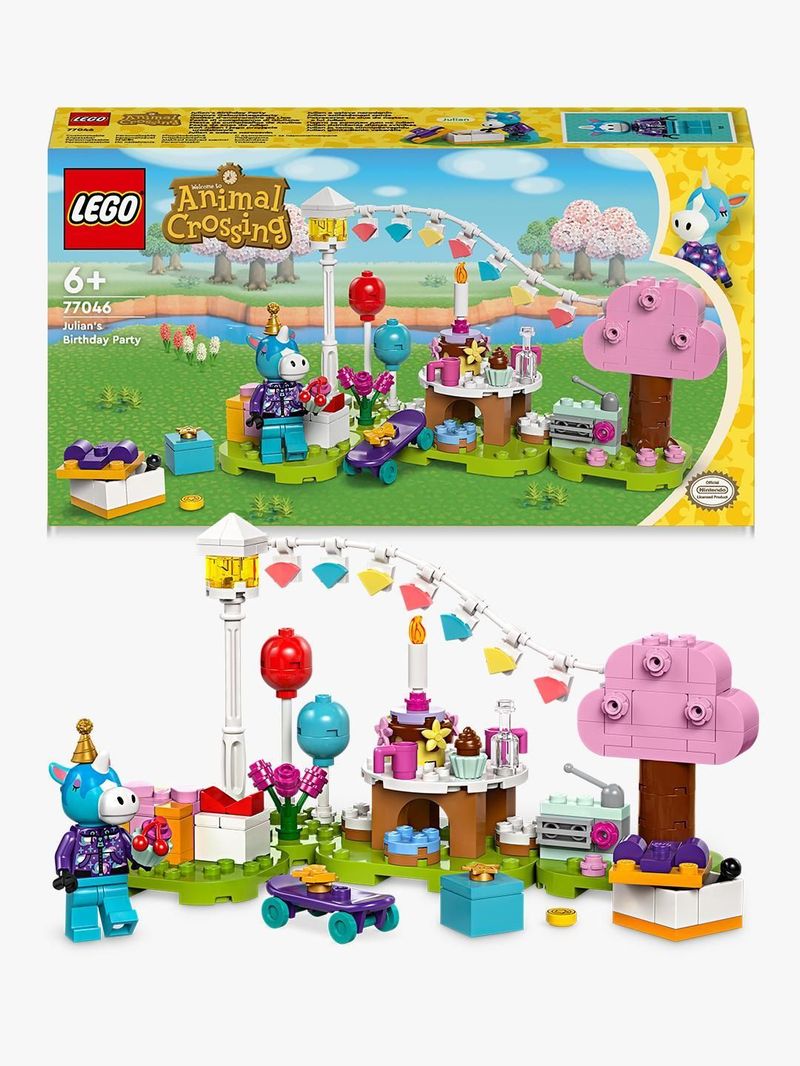 LEGO-Animal-Crossing-77046-Festa-di-Compleanno-di-Giuliano-Giochi-Creativi-per-Bambini-6--Minifigure-di-Unicorno-Giocattolo