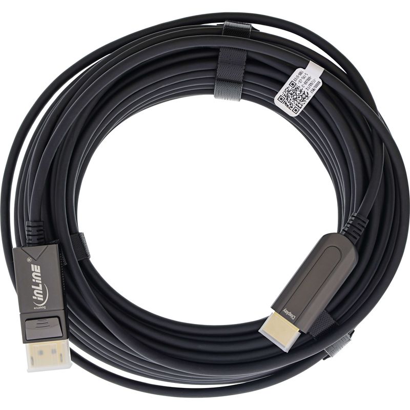 Cavo-convertitore-DisplayPort-a-HDMI-AOC---4K-60Hz---nero---20-m