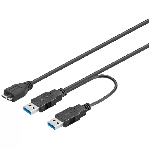 Cavo-Splitter-Alimentazione-Usb-3.0-Connettori-2Xa---1X-Micro-B