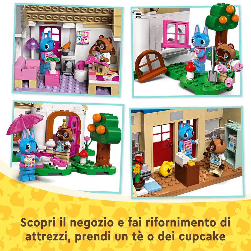 LEGO-Animal-Crossing-77050-Bottega-di-Nook-e-casa-di-Grinfia-Giochi-Creativi-per-Bambini-7--con-Negozio-e-Casa-Giocattolo