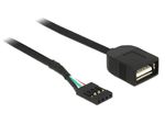 Cavo-Adattatore-Usb-2.0-Femmina---Pin-4-Poli-Cm-40