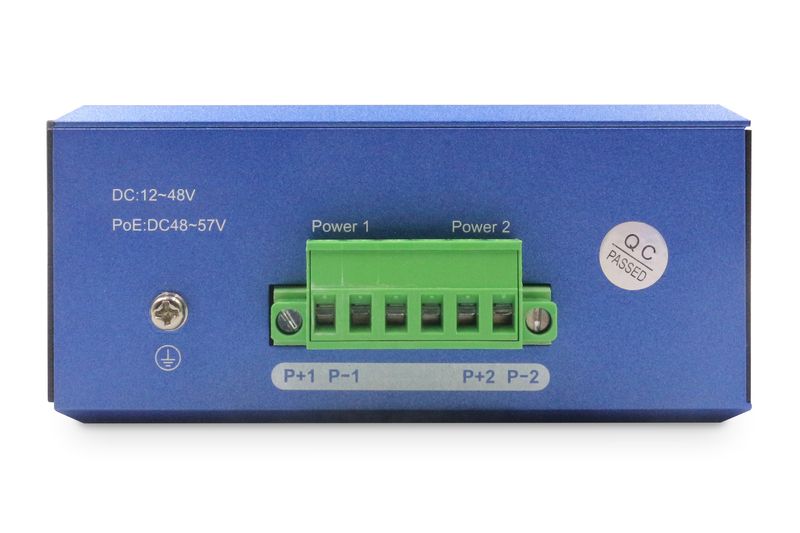 Digitus-Switch-Gigabit-Ethernet-industriale-a-82-porte--INDUSTRIAL-8-2-PORT-E-SWITCH---8-PORT-GE-RJ-542-GE-SFP-PORT-