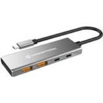 Level One Conceptronic HUBBIES15G hub di interfaccia USB 3.2 Gen 2 3.1 Gen 2 Type