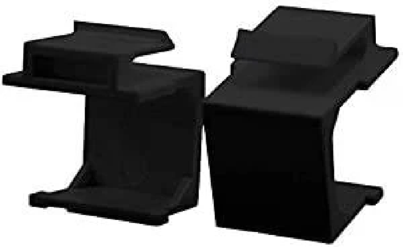 Confezione-10-Tappi-Chiusura-Colore-Nero-Per-Prese-A-Muro-Mod-503