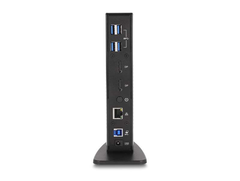 Delock-Docking-station-USB-Dual-DisplayPort-4K---USB-3.2---LAN---Audio--Displaylink-