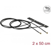 Delock-Doppia-antenna-WLAN-802.11-ac-a-h-b-g-n-2x-connettore-MHF-4L-3---5-dBi-1.13-2-x-50-cm-Montaggio-adesivo-interno-P