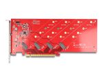 Delock-Scheda-PCI-Express-x16-per-4-x-NVMe-M.2-Key-M-interne-110-mm--90617-