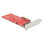 DeLOCK PCI Express x4 Card > 1 x internal NVMe M.2 Key M 110 mm with heat sink - Speicher-Controller - 1 Sender/Kanal -