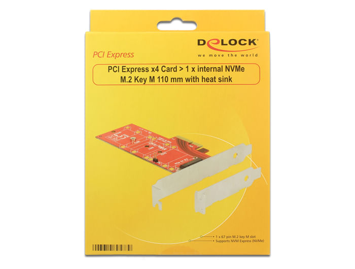 DeLOCK-PCI-Express-x4-Card->-1-x-internal-NVMe-M.2-Key-M-110-mm-with-heat-sink---Speicher-Controller---1-Sender-Kanal---