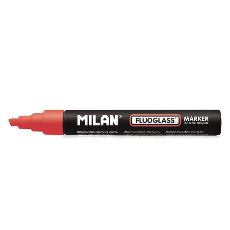 Milan-591293012-evidenziatore-12-pz-Punta-smussata-Rosso