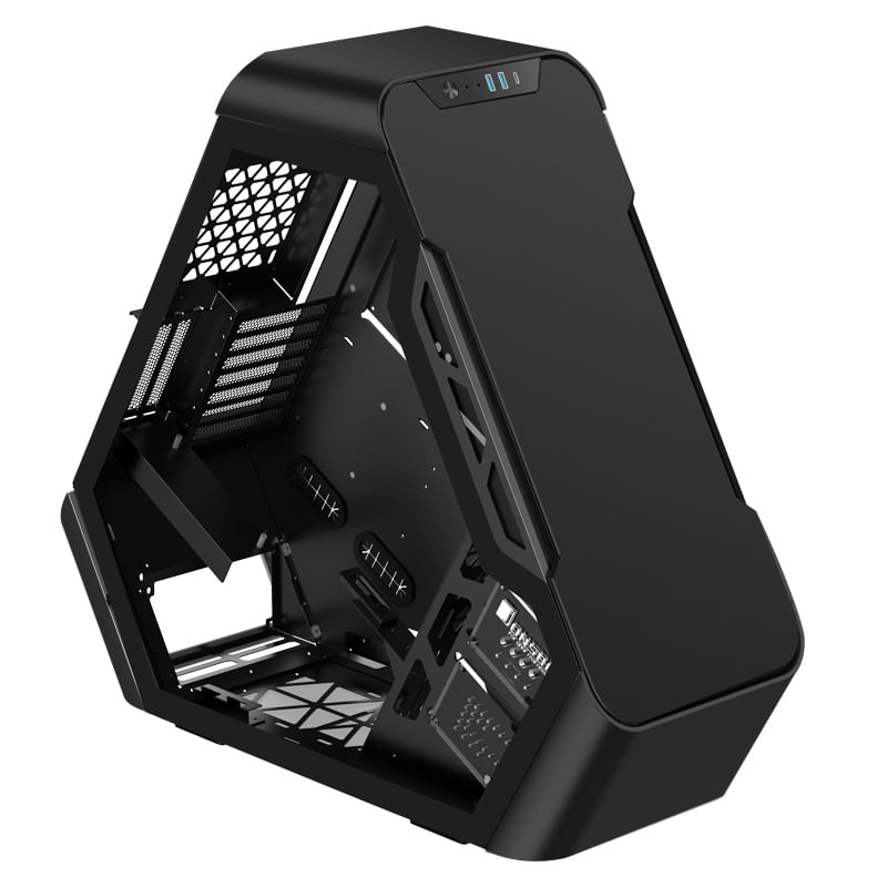 Jonsbo-TR03-A-BLACK-computer-case-Cubo-Nero--Jonsbo-TR03-Black-aluminium-front-panel-window-Triangular-Case-