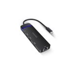 Gearlab eSTUFF GLB235420 replicatore di porte e docking station per laptop USB 3.2 Gen 1 (3.1 Gen 1) Type-C Nero