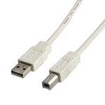 Roline/Value ITB USB 2.0 A/B M/M 1.8m cavo USB 1,8 m USB A USB B Bianco