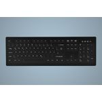 Cherry Hygiene Desktop Keyboard Sealed - Corded - QWERTY - Black