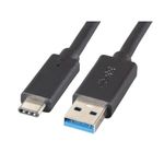 M-Cab 7200449 cavo USB 05 m USB 3.2 Gen 2 3.1 Gen 2 USB A USB C Nero (0.5M USB 3.2 CABLE A-C / M-M - 5GBPS 3A 15W)