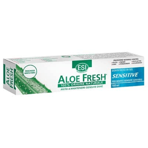 ESI - Aloe Fresh Sensitive Retard, Dentifricio con Aloe Vera e Xilitolo, Arricchito con Estratti Vegetali