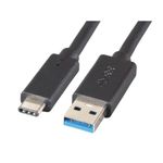 M-Cab-7200449-cavo-USB-05-m-USB-3.2-Gen-2-3.1-Gen-2-USB-A-USB-C-Nero--0.5M-USB-3.2-CABLE-A-C---M-M---5GBPS-3A-15W-