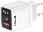 Sandberg-441-52-Caricabatterie-per-dispositivi-mobili-Universale-Bianco-AC-Ricarica-rapida-Interno--2in1-Charger-1xUSB-C