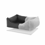 Madison-Letto-per-Cani-Skai-Check-80x67x22-cm-Grigio