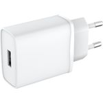 Vision USB-A Charger with EU Plug Bianco Interno (VISION Professional installation-grade USB-A Charger with EU Plug adap