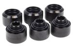 Alphacool-1012838-Prolunga--Alphacool-Eiszapfen-16mm-Deep-Black-Hard-Tube-Compression-Fittings---Six-Pack-