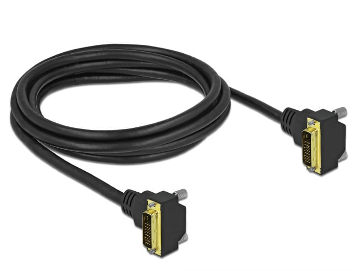 DeLOCK---DVI-Kabel---Dual-Link---DVI-D--M--gewinkelt-bis-DVI-D--M--gewinkelt---20m---Daumenschrauben-hauchvergoldete-K