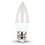 V-TAC VT-1821 Lampadina LED E27 6W Candela - 2700K Bianco caldo - SKU 4342