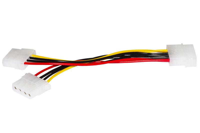 Cavo-Sdoppiatore-Alimentazione-1-X-Molex-Maschio---2-X-Molex-Femmina-Cm-15