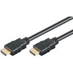 M-Cab 7003052 cavo HDMI 15 m HDMI tipo A Standard Nero (HDMI CABLE 4K30HZ 15M BLACK - UHD 3D 2160P HI-SPEED W/E)