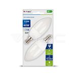 V-TAC VT-2106 lampada LED Bianco caldo 2700 K 5,5 W E14 G