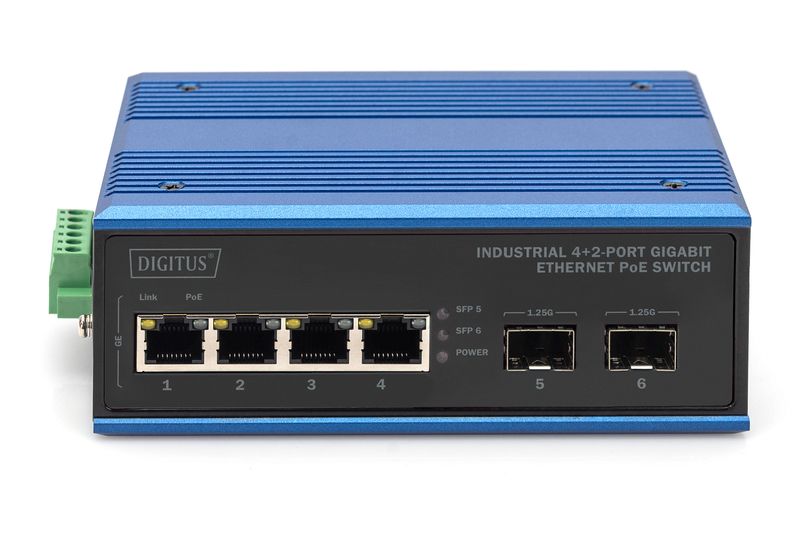 Switch-Gigabit-Ethernet-PoE-a-42-porte-industriale