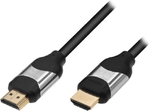 M-Cab-6060021-cavo-HDMI-1-m-HDMI-tipo-A-Standard-Argento-Nero--HDMI-CABLE-4K60HZ-1M-PROF---HDMI-2.0-HI-SPEED-W-E-BLACK-