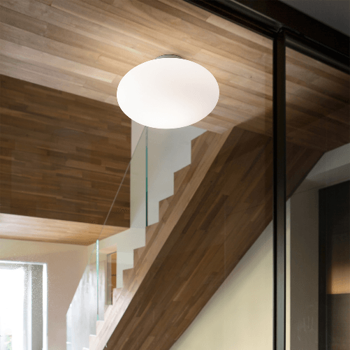 Plafoniera-Moderna-Candy-Vetro-Bianco-1-Luce-E27