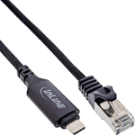 InLine Cavo adattatore di rete USB 3.2, Gigabit, da USB-C a spina RJ45, 2m