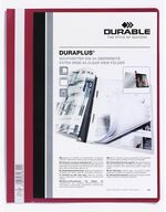 Durable-DURAPLUS-cartellina-con-fermafoglio-Rosso