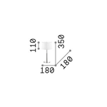 Lampada-Da-Scrivania-Ufficio-Moderna-Hilton-Metallo-Bianco-1-Luce-G9-3W-3000K