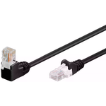 Microconnect Cavo Rete Utp Cat.5E Con Un Connettore Rj45 A 90 Gradi Mt 1 Nero