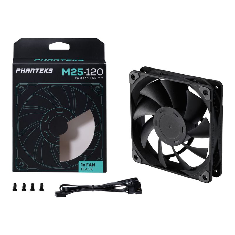 Phanteks-M25-120mm-PWM-High-Airflow-Chassis-Fan---Black