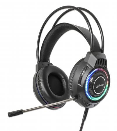 Manhattan-180696-cuffia-e-auricolare-Cablato-A-Padiglione-Giocare-USB-tipo-A-Nero--USB-GAMING-RGB-LED-HEADSET----OVER-EA