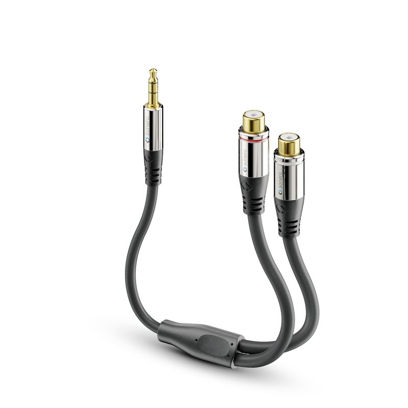 Cavo-adattatore-audio-PureLink-sonero-da-35-mm-a-2x-RCA-da-025-m