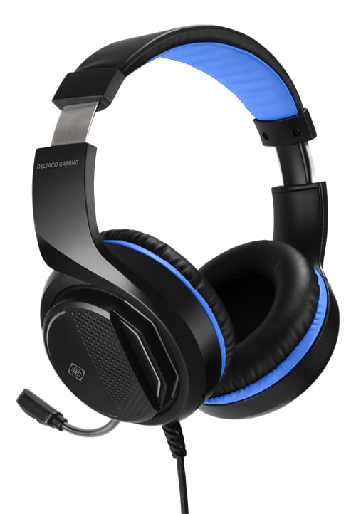 Deltaco-GAM-127-cuffia-e-auricolare-Cablato-Casco-Giocare-Nero-Blu--Deltaco-Gaming-Headset-for-PlayStation-5---Black-Blu