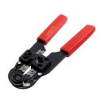 LogiLink WZ0004 pinza crimpatrice Nero, Rosso